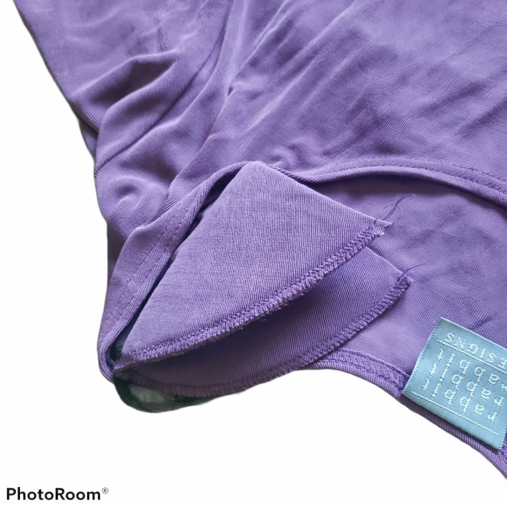 Rabbit Rabbit Rabbit Designs Purple Bemberg Top - Picture 6 of 11